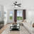 Julice 42" 5-Blade Modern Ceiling Fan With Tri-Color LED Light Source, Silent Motor, Remote Controller-563299096