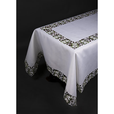 Nappe de fêtes brodée nappe Salley