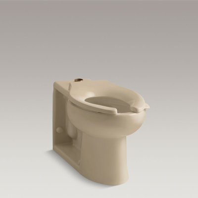 Anglesey™ Floor-Mounted Wall-Outlet 1.6 GPF Flushometer Valve Elongated Bowl with Top Inlet