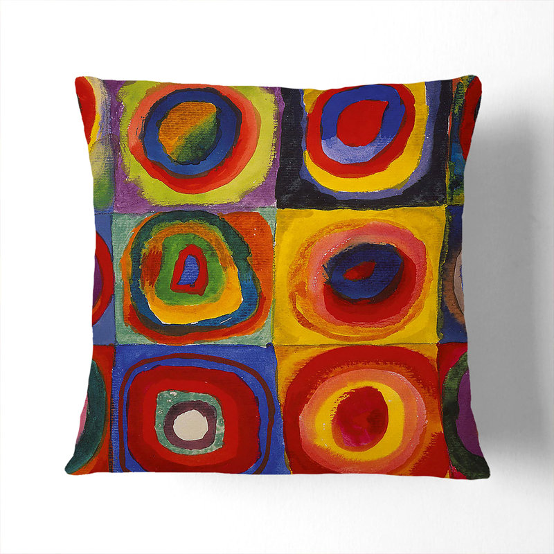 Square Cushion, 55cm H x 55cm W x 20cm D, Black