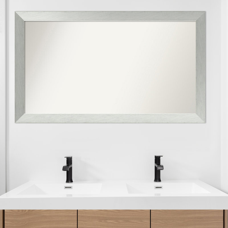 Twanya Solid Wood Wall Mirror, Rectangle, 27" x 46"