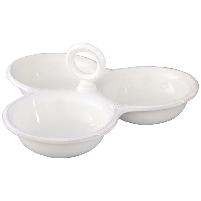 Berry & Thread Triple Bowl Server