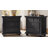 Auguste Transitional 26"W 3-Drawer Solid Wood End Table with Charging Station and Simple Assembly(Set of 2)-62873495