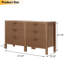 Ensemble de table de chevet 3 tiroirs (ensemble de 2)-130174839