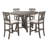 Nicolette Extendable Round Solid Wood Base Dining Table