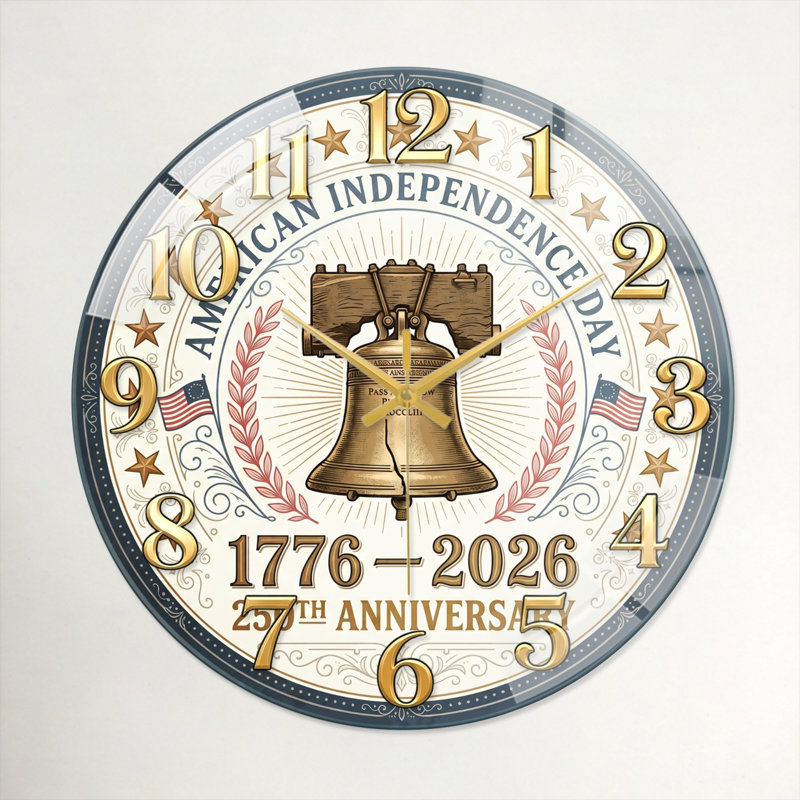 "American Independence USA 250th Anniversary Merchandise", 40 x 40 cm (15,7 x 15,7 pouces)