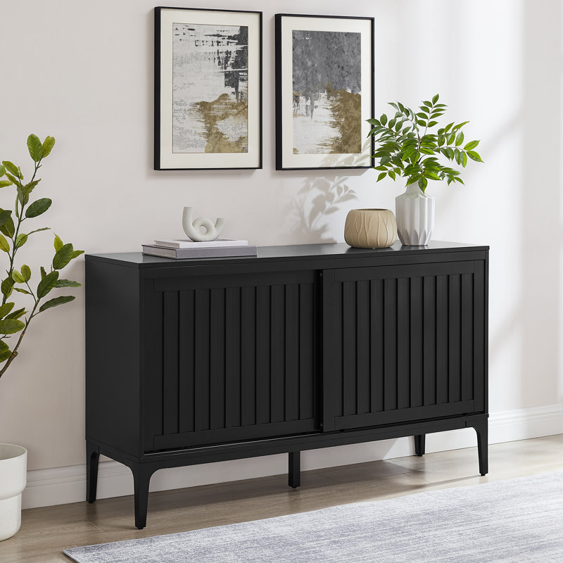 Khailil 54.13'' Sideboard, Matte Black
