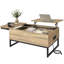 Table basse à plateau relevable avec rangement