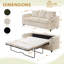 Grand canapé-lit de 81 po avec canapé Matters, grand canapé-lit escamotable, canapé-lit 2 en 1 pour salon, appartement et petit espace.-1250184062