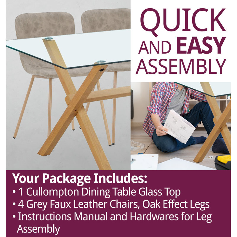 Mose 4 - Person Dining Set