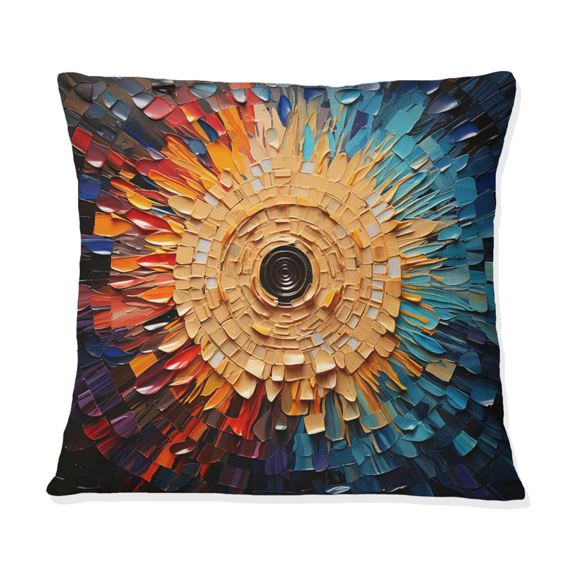 Coussin décoratif coloré