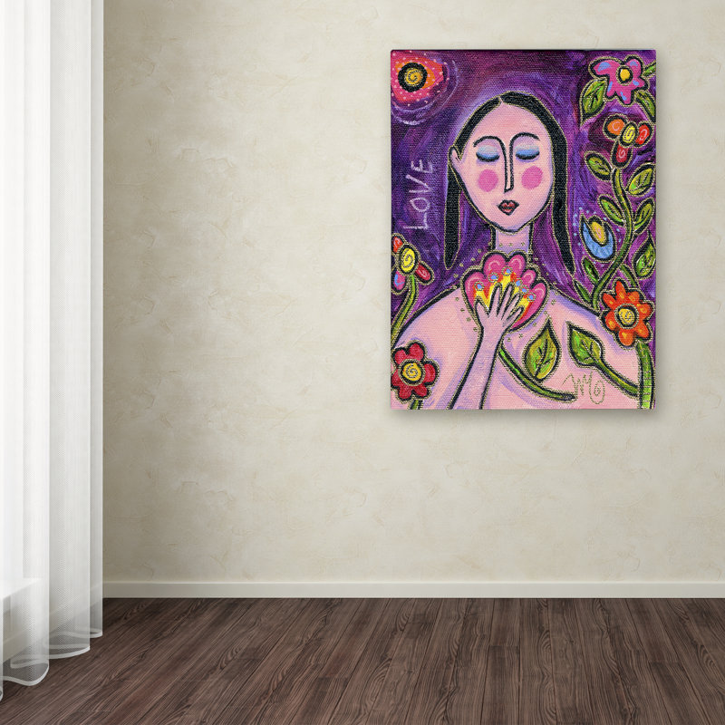 Colorful Abstract Floral Canvas Art by Wyanne, 15 x 20 inches