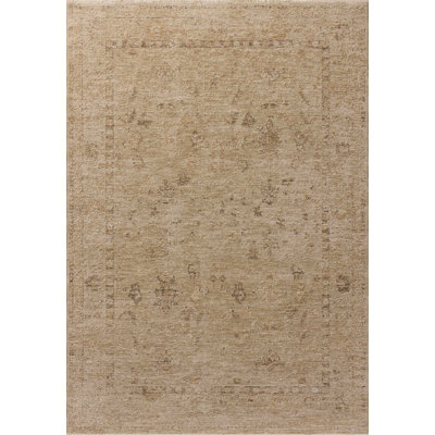 Tapis blé / naturel Bungalow Rose Wrobel
