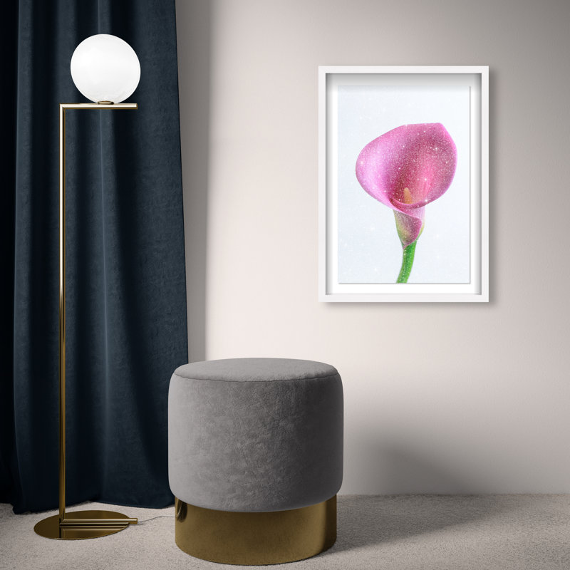 Pink Luminescence I Framed Graphic Art, 55.5"H x 37.5"W, White Shadowbox
