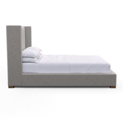 Roxborough Upholstered Wingback Bed
