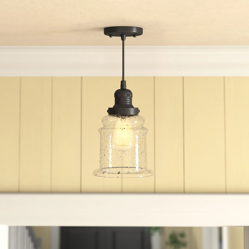 Galaviz 1 - Light Single Pendant, Oil Rubbed Bronze, Seedy
