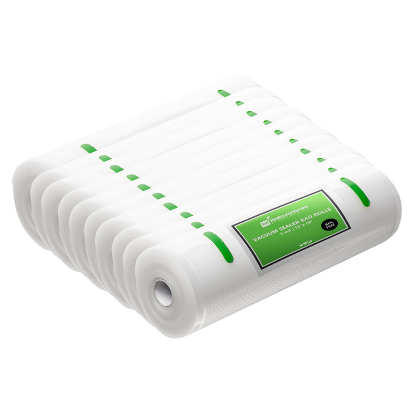 Restaurantware-Fresh Hero Vacuum Bag Roll, 1 Microwavable Vacuum Seal Bag Roll - Freezable, 3 Mil Thickness, Plastic Vacuum Storage Bag Roll, For Sous Vide Cooking