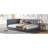 Full Upholstered Daybed/Sofa Bed Frame, Velvet-1797971873