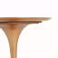 Petite table de bout ronde dorée