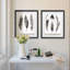 Watercolor Feathers I - Ensemble de 2 reproductions de cadres photo sur papier-67568142