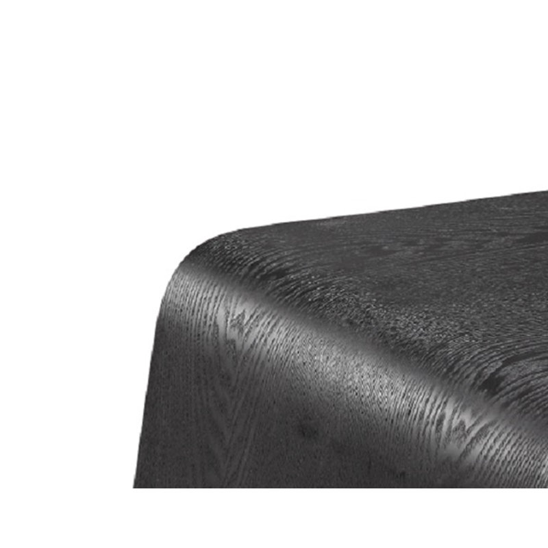 Table de bout Minimalist Sleek, Noir
