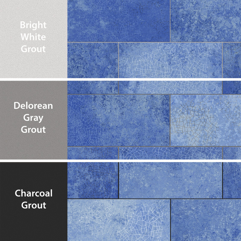 Myst 4 In. X 8 In. Ceramic Wall Tile, Blue