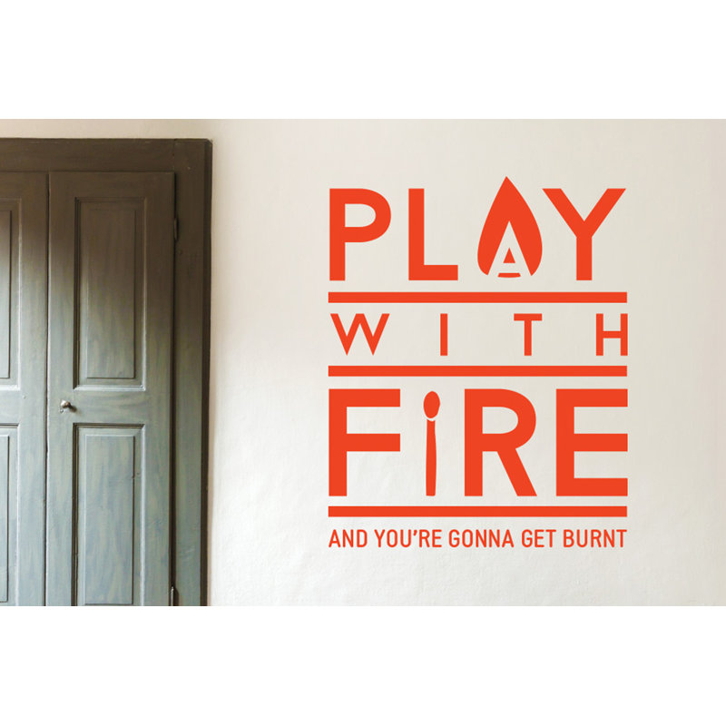 Wall Decal, Orange, Large