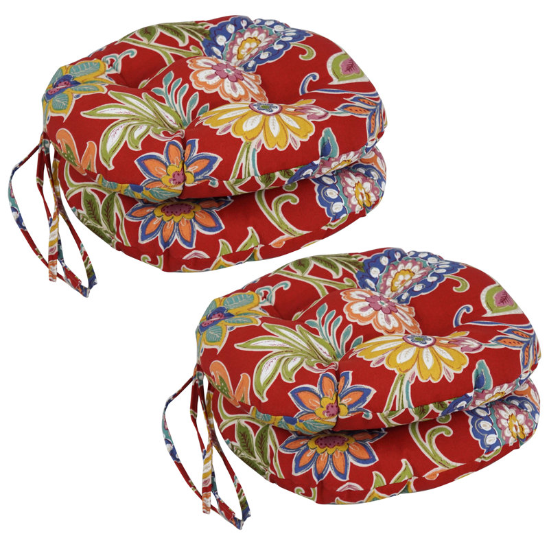 Outdoor 3.5'' Dining Chair Seat Cushion, Alenia Pompeii
