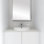 Miroir en bois avec support de sécurité idéal pour salle de bain / miroir de meuble-lavabo Collection Ellis