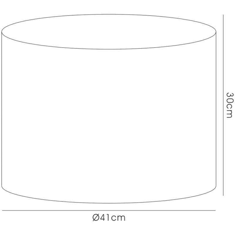 30cm H Paper Drum Lamp Shade ( Clip On ) in Black