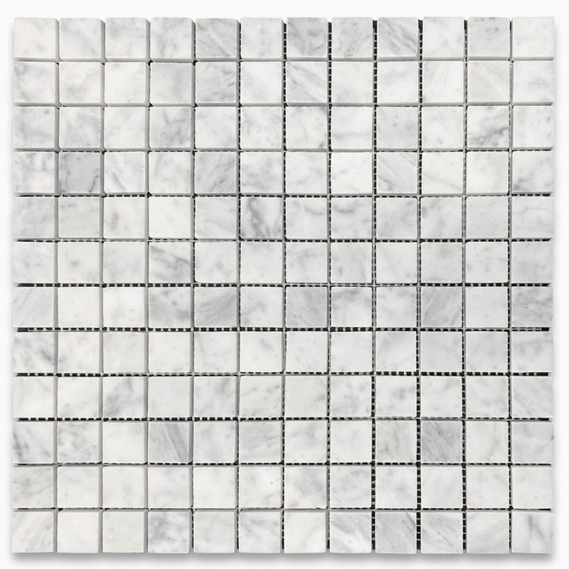 12" x 12" Marble Grid Mosaic Wall Tile