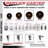 Temp Phenolic Wheel Swivel 3/4 Inch Threaded Stem Caster SCC