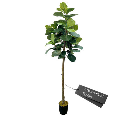 Figuier artificiel fait à la main avec bois véritable