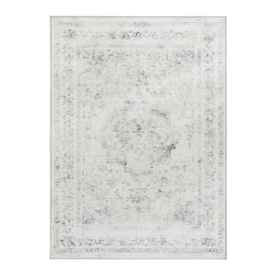 Pet Friendly Modern Printed Polyester Area Rug