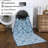 Washable Area Rug Modern Low Pile Floral Carpet for Living Room Bedroom Dining Room Nursery Hallway Soft Mark Resistant Non Slip Rugs-2029395051-2029395050