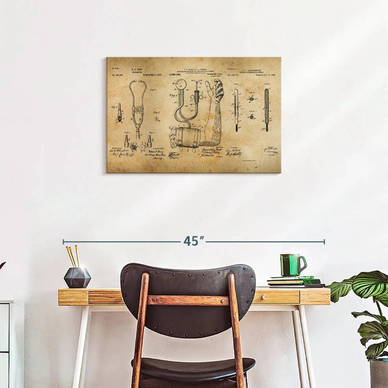 «Doctor Compilation», reproduction sur toile, H 20 po x l 30 po x P 1,25 po