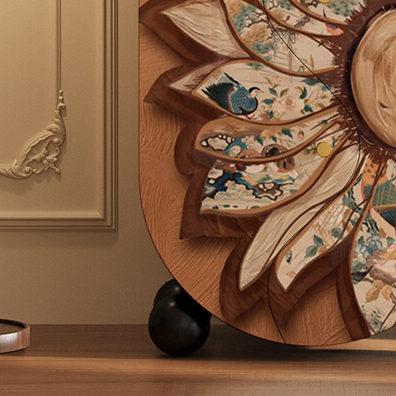 Armoire décorative rétro haut de gamme en bois rétro