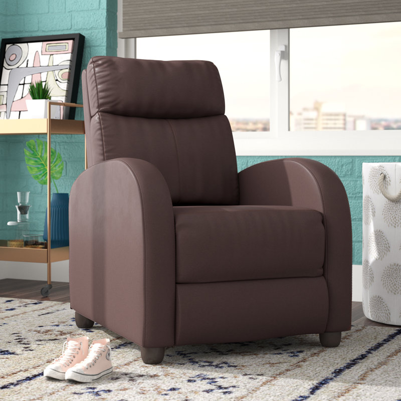 Fauteuil de massage en similicuir Udall, Similicuir brun
