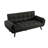 Futon Sofa Convertible Modern Linen Futon Couch, Comfy Sleeper Sofa-1143829599