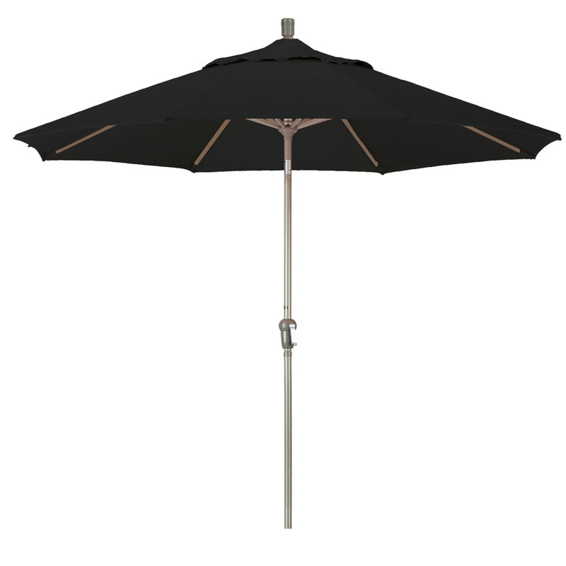 Parasol de marché 9 pi Bryleigh, Noir performance