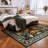 Washable Maximalist Floral Butterfly Rug – Non-Slip Soft Area Rug for Living Room, Bedroom, and Home Decor-139179681