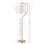 Lampe sur pied angulaire en métal