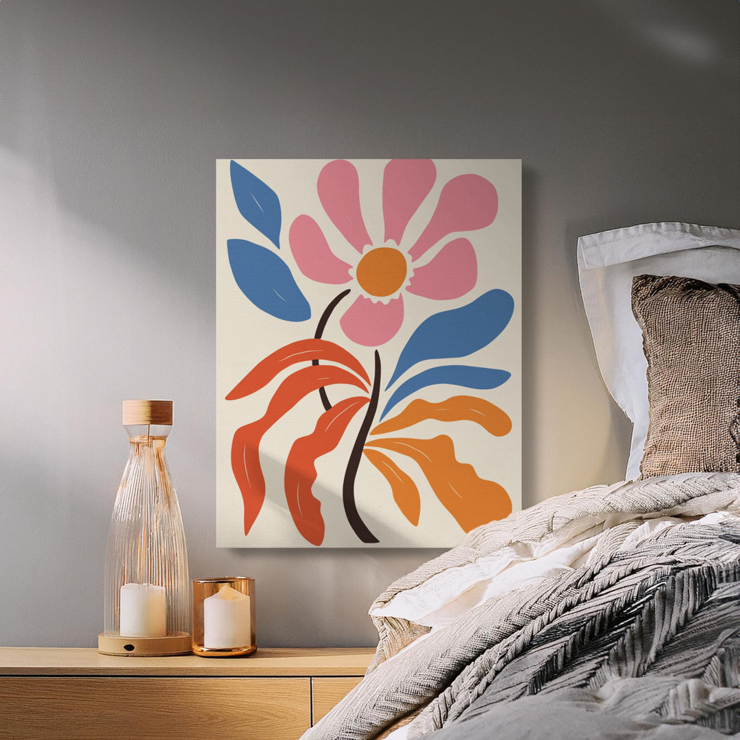 Modern Abstract Flower Wall Art
