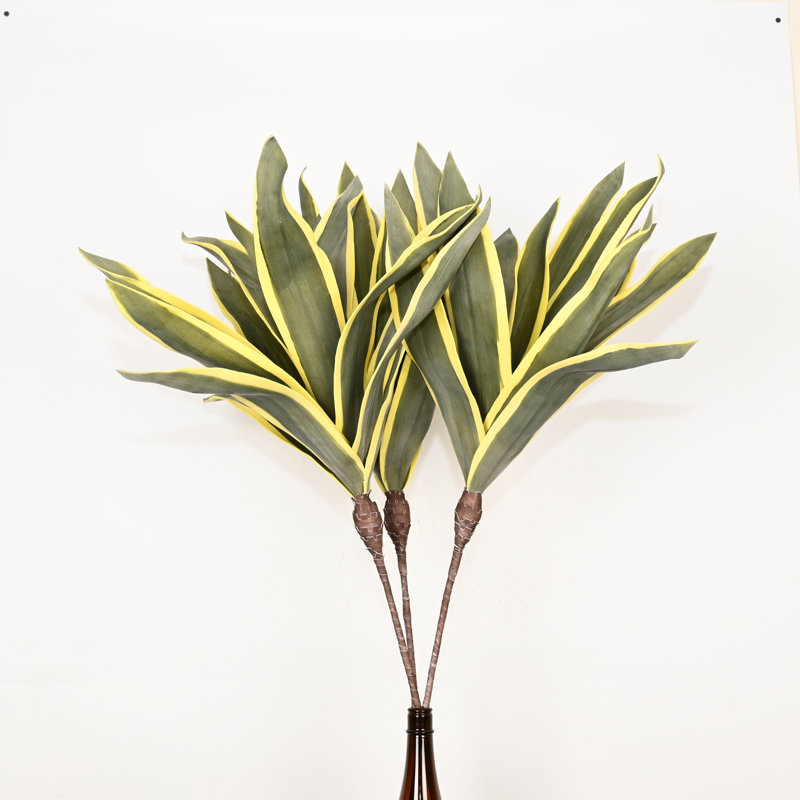 32 "branche de feuille de fer artificielle brésilienne pour le remplissage de vase, Bouquet en vrac de long feuillage de ferme pour les décorations de table de centre de table de bureau à domicile