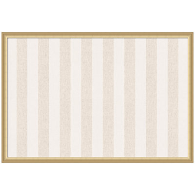Tableau d'affichage en lin encadré en tissu