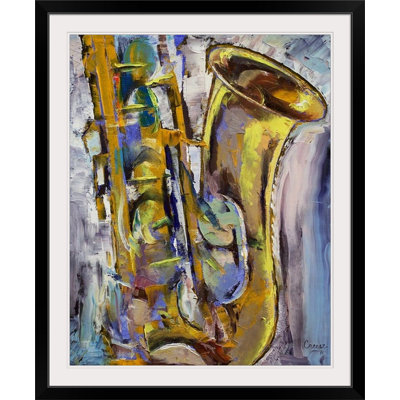 «Anjlee Jazz Sax» par Michael Creese, reproduction d'art