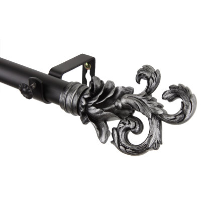 Steel Adjustable Single Curtain Rod