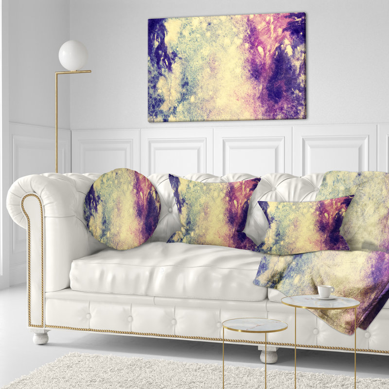  Coussin abstrait, Rectangulaire, 12 po x 20 po