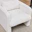 Chaise d'appoint rembourrée en velours Teddy