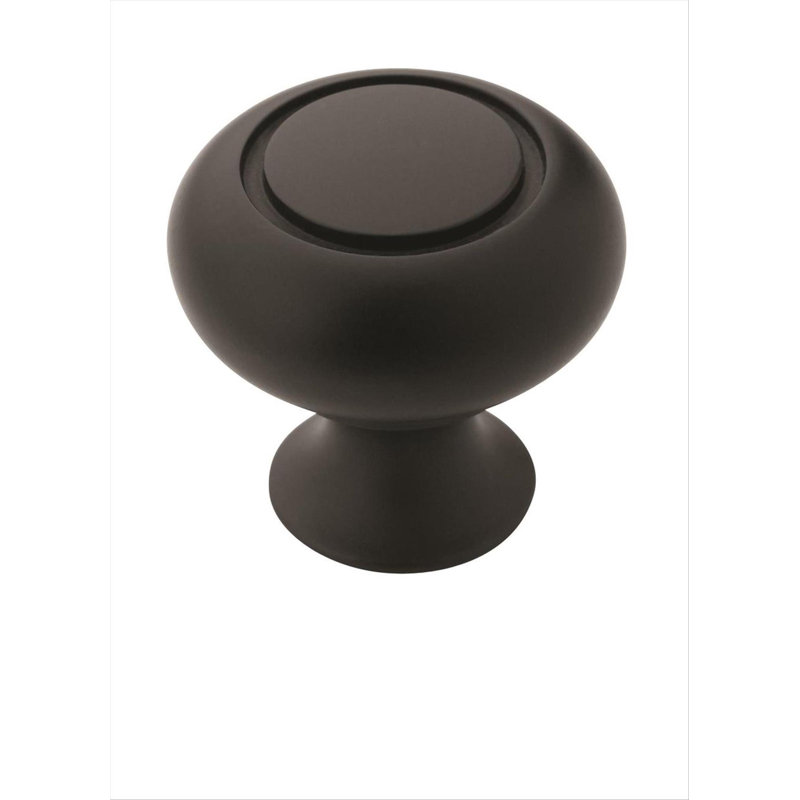 Poignée champignon Allison, Noir mat